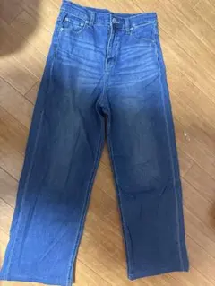 レディース デニムパンツ ワイドパンツ