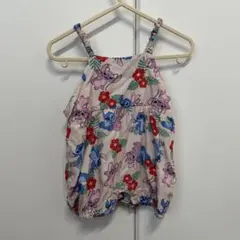 バースデイ　futafuta ディズニースティッチロンパース 70cm