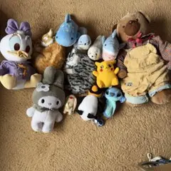 ぬいぐるみ まとめ売り 大量セット ディズニー ポケモン サンリオなど