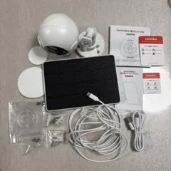 SwitchBot 屋外カメラ 3MP ソーラーパネルセット ポール電信柱共架付