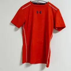 Under Armour オレンジ ストライプ Tシャツ YLG