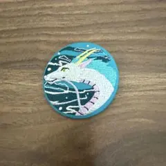千と千尋の神隠し ハク 刺繍 缶バッジ