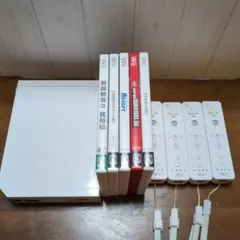 Wii 本体 + ゲームソフト5本 + コントローラーセット