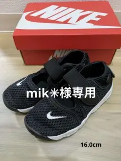 NIKE キッズ サンダル ブラック 16cmのサムネイル