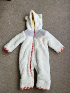 Baby Cheer/羊さんの耳付きフードのフリースアウター (60-95)