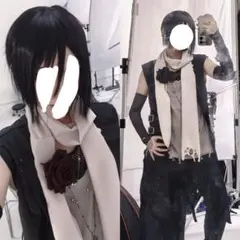civarize V系 ジレベスト ロック バンド qkm ドレープ - メルカリ