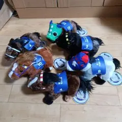 ★美品★競走馬ぬいぐるみ 6体セット