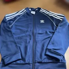 adidas ジャージ上ネイビー