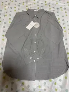 新品未使用 Honeys 長袖チュニックシャツ ブラウス Lサイズ クロチェック