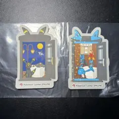 ポケモンセンターオンライン ステッカー 2枚セット