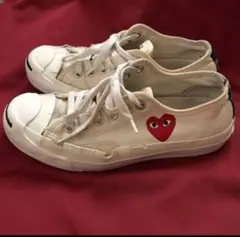 PLAY ギャルソン×CONVERSE 23cm 初期 小ハートのサムネイル