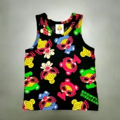 A*様 « 新品 » ヒステリックミニ テディミニ カラフル タンクトップ 黒