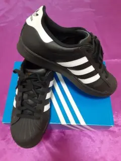 adidas Superstar ブラック/ホワイト スニーカー箱付