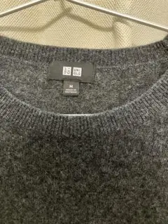 UNIQLO ウール混紡 クルーネックセーター M