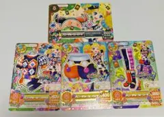 アイカツカード　ハニージョーカーコーデ4枚セット