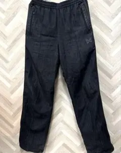 ヤクルト　Needles ニードルズ ナノユニバース 別注 Needles（ニードルズ）〉別注 Velour Track Pant Narrow - Charcoal