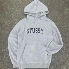 stussy グレー パーカー Lサイズ