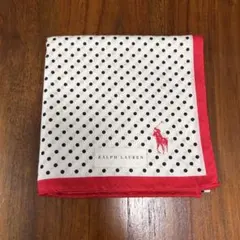 RALPH LAUREN ハンカチ ドット柄 レッドのサムネイル