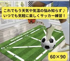 サッカー 室内トレーニング フットサル 練習　60×90 自主練習 室内遊び サッカー練習マット 60cm x 90cm サッカー少年 子供部屋