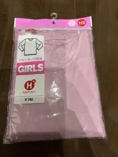 HEATFACT クルーネックアンダーシャツ 110サイズ ピンク