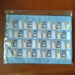 な*ん様 日本製フェリシモYOU+MORE!柴犬イラスト A4フラットポーチ新品