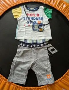 【6/13 18時まで】HOT.B Tシャツ ハーフパンツ セット 90のサムネイル
