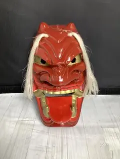 神楽面 飾り面 青鬼 赤鬼 No.29 鬼 - メルカリ