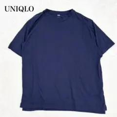 ユニクロ 半袖Tシャツ Vネック 綿100 コットン シンプル カジュアル ラフ