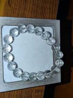 ブラックトルマリンルチルクォーツ　天然石ブレスレット