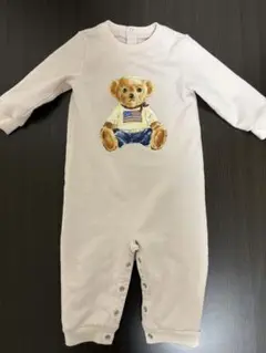 Ralph Lauren 薄いピンク❤︎ロンパース 9M