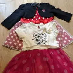 ミッキー ミニー ワンピース 80cm