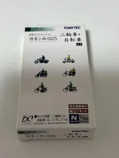 【ジオコレ】情景小物025 自転車・二輪車A1のサムネイル