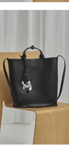 Lifes Useful Leather Bag (L) ブラックのサムネイル