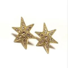 ADER.bijoux スターイヤリング　星型 イヤリング ゴールドカラー