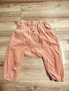 コーデュロイ サルエルパンツ