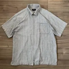 90s vintage COUNTEESチェックジップシャツ　cityboy短丈