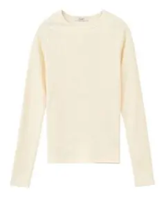 CLANE ベーシックリブニットトップス