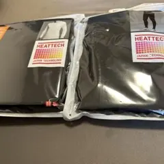 UNIQLO HEATTECH 極暖 XL タイツ&クルーネック(ブラック)
