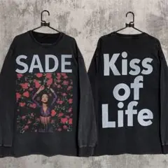 SADE Kiss of Life ロングスリーブTシャツ　ヴィンテージ加工
