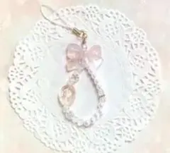 ピンクリボンストラップ