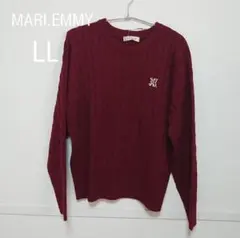 【新品未使用】しまむら marie 刺繍ニットプルオーバー LL
