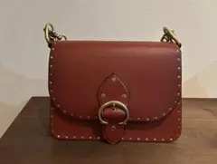 美品✨】COACH フラップ ショルダーバッグ C金具 赤茶 C0749 - メルカリ