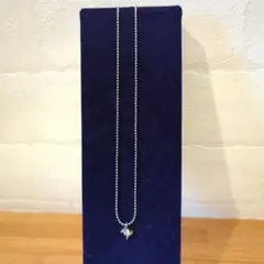 《美品》シルバー ハート型ペンダント ネックレス