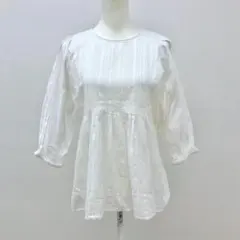 タグ付【DAMA COLLECTION】ブラウス レース 白 薄手 Mサイズ - メルカリ