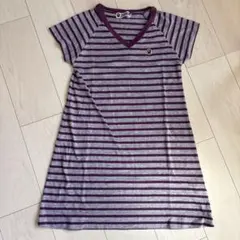 A Bathing Ape ストライプ半袖ミニワンピースのサムネイル