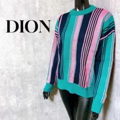 新品 [DION] ニット マルチカラー ユニセックス レトロ ゆるだぼ