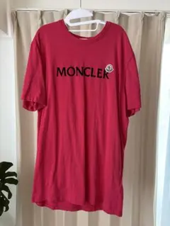 1【人気デザインL 】モンクレール 異素材切替バイカラーTシャツ