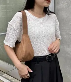 チャオパニックティピー　シアーレース半袖メロウトップス　新品未使用タグ付