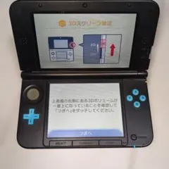 ニンテンドー3DS LL 限定ターコイズブルー×ブラック 動作確認済み
