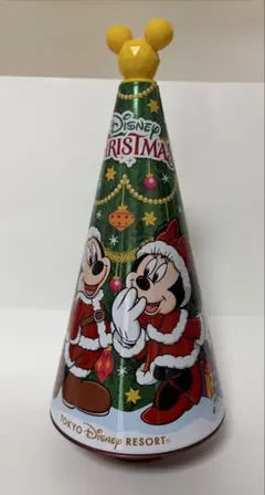 ディズニー クリスマス 2015 ツリー型缶 空き缶 お菓子缶 TDR